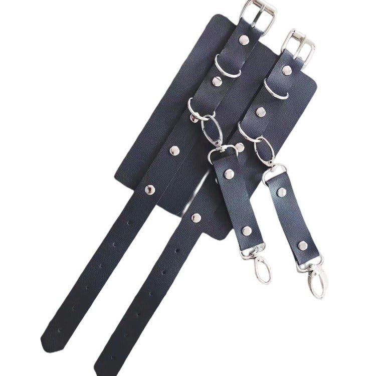 Bow-Trim Leg Harness Garter Belt - Bondage Gear