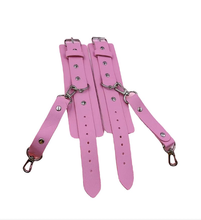 Bow-Trim Leg Harness Garter Belt - Bondage Gear