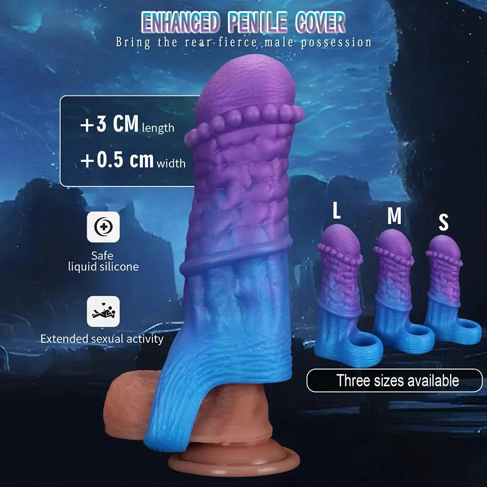 Braided Fantasy Sleeve - Silicone Fantasy Hollow Sleeve