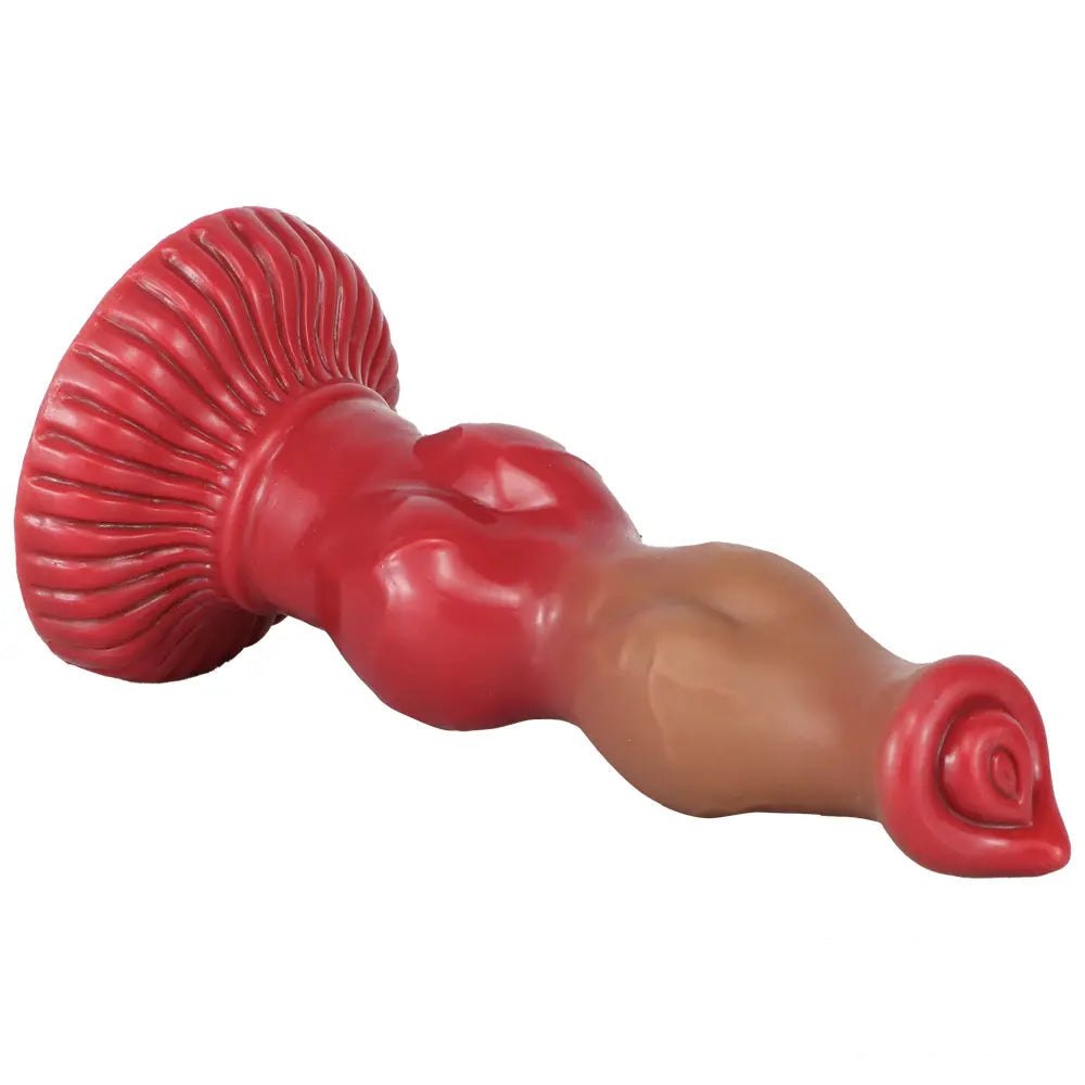 Brown Knotted Dog Dildo - Fantasy Animal Dildo