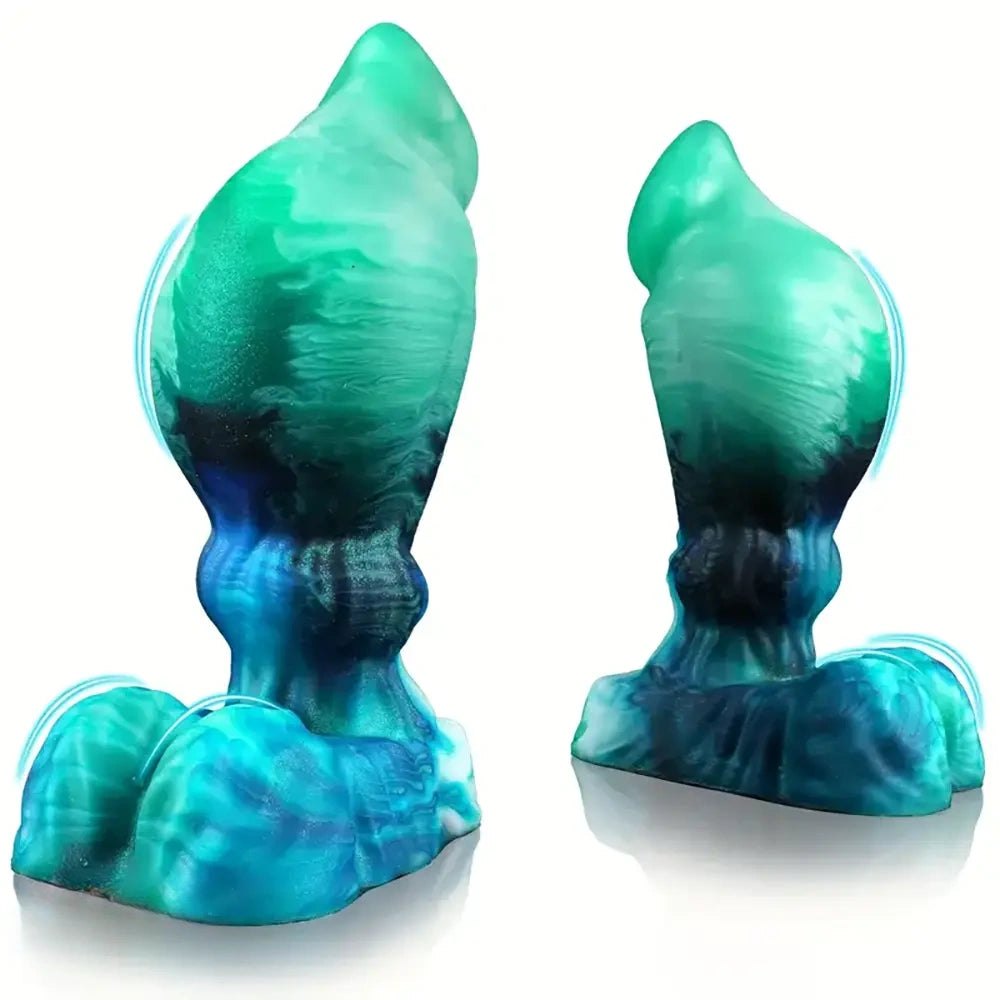 Bulbous Belly Fantasy Dildo - Silicone Monster Dildo Toy