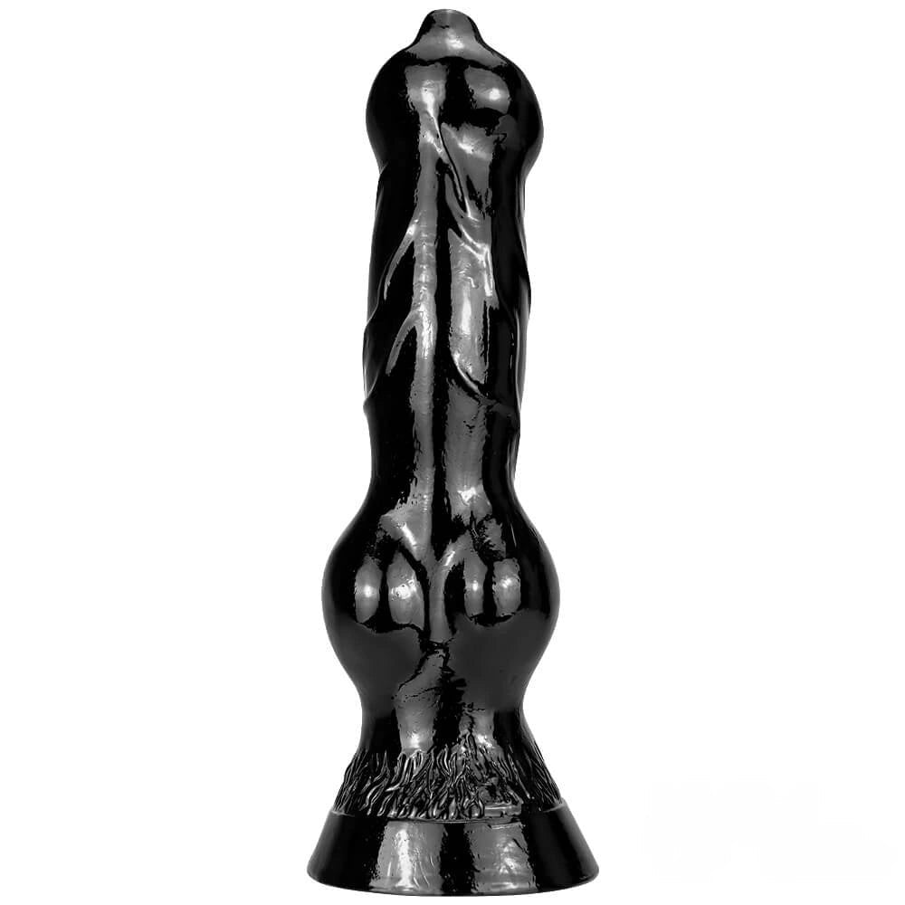 Bulbous Knot Animal Dildo - Ridged PVC Knot Dildo
