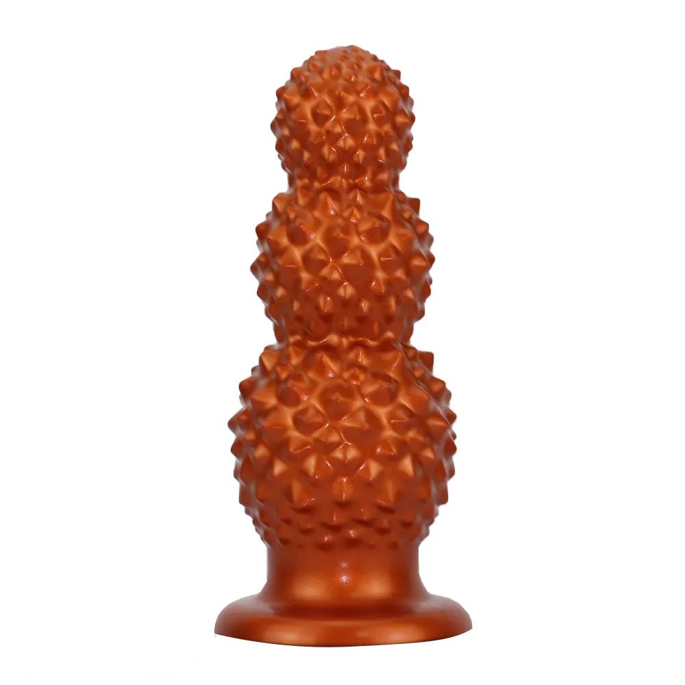 Bumpy Graduated Anal Plug - Stacked Beaded Butt Plug