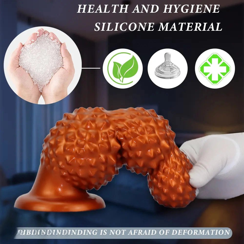 Bumpy Graduated Anal Plug - Stacked Beaded Butt Plug