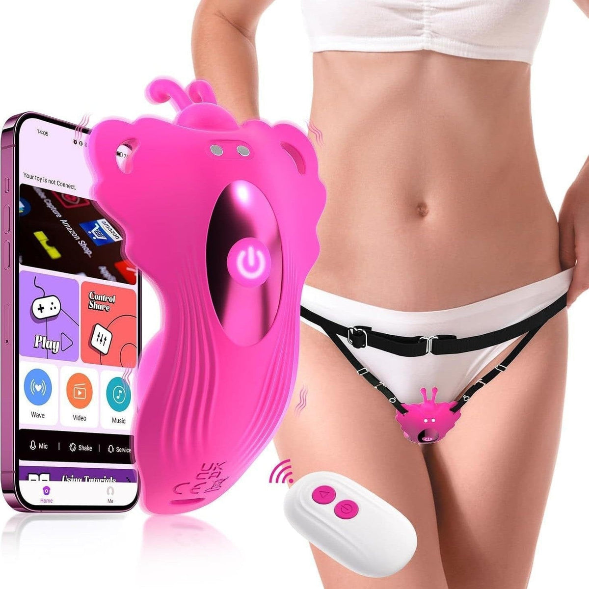 Butterfly Panty Vibrator - Wearable Remote Vibrator