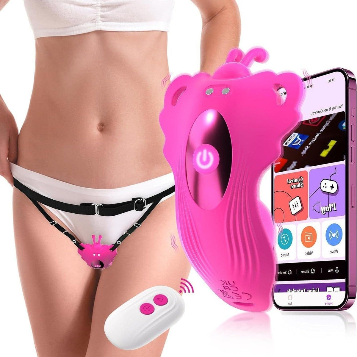 Butterfly Panty Vibrator - Wearable Remote Vibrator