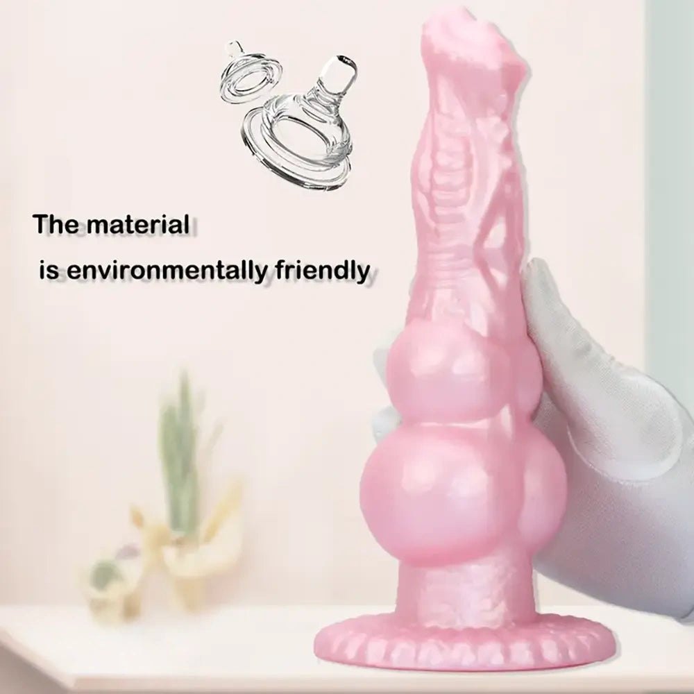 Canine Knot Silicone Dildo - Dog Knot Animal Dildo