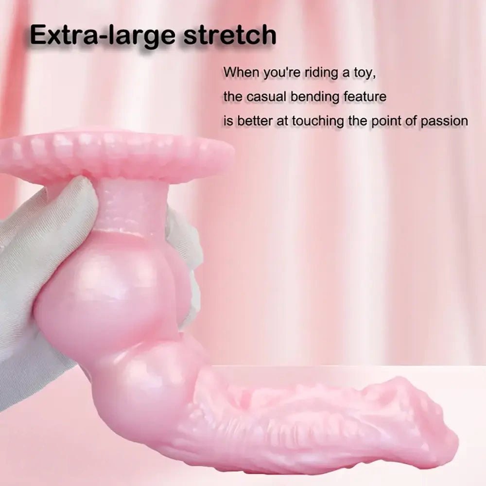 Canine Knot Silicone Dildo - Dog Knot Animal Dildo