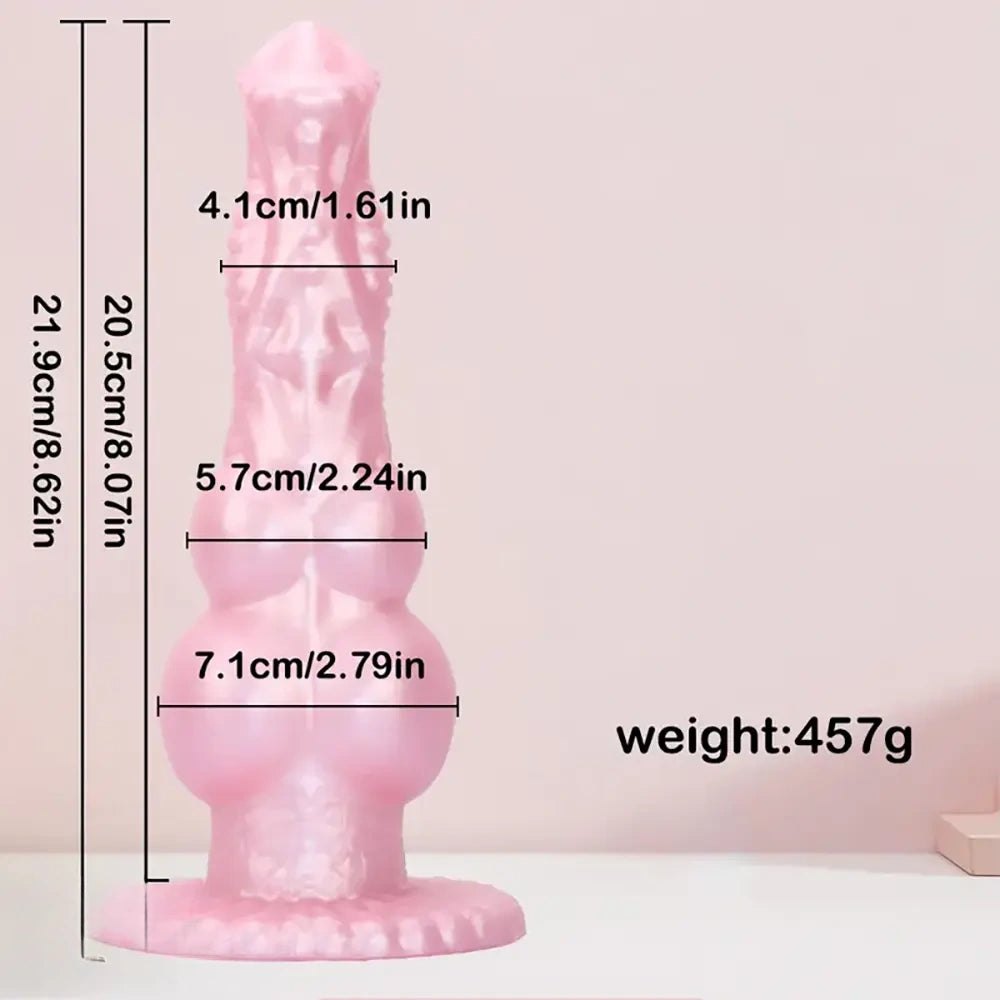 Canine Knot Silicone Dildo - Dog Knot Animal Dildo
