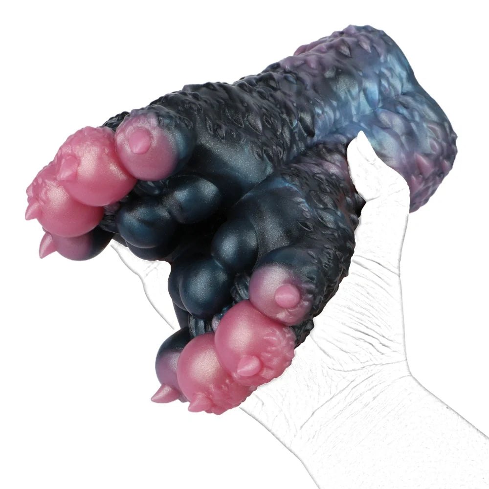 Canine Paw Masturbator Black Scale - Male Masturbator Toy