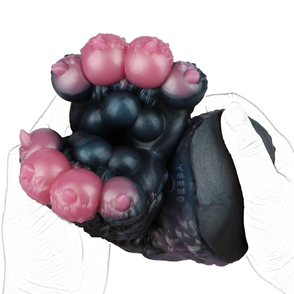 Canine Paw Masturbator Black Scale - Male Masturbator Toy