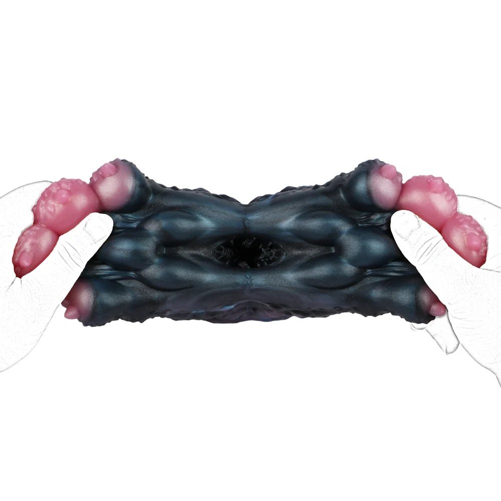 Canine Paw Masturbator Black Scale - Male Masturbator Toy