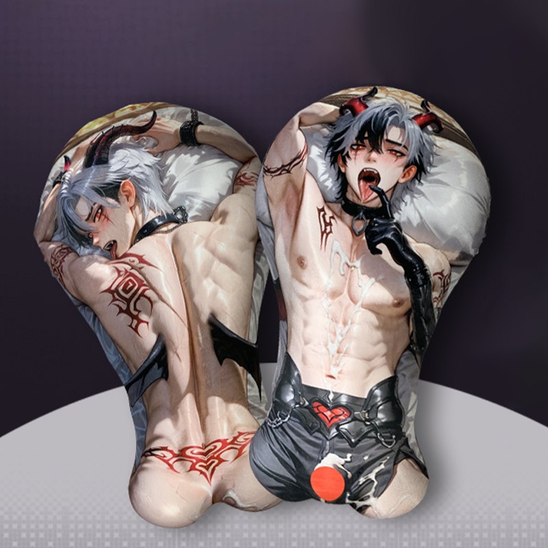 Cartoon Print Dual-Use Body Pillow - Anime Torso Body Pillow