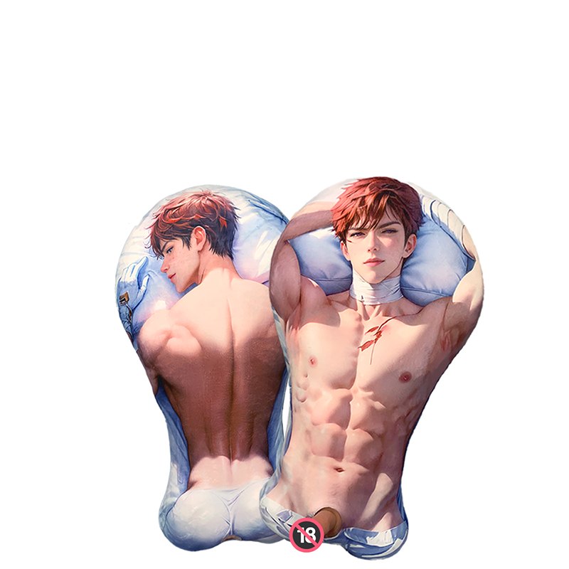 Cartoon Print Dual-Use Body Pillow - Anime Torso Body Pillow
