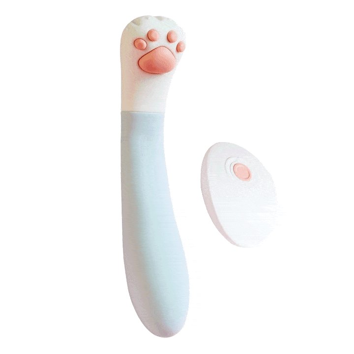 Cat Paw G-Spot Vibrator - Wireless Remote Silicone Toy