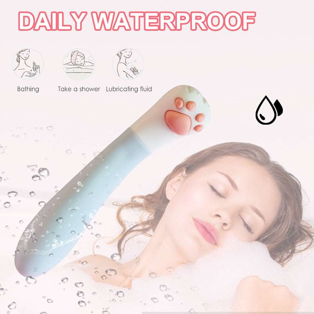 Cat Paw G-Spot Vibrator - Wireless Remote Silicone Toy