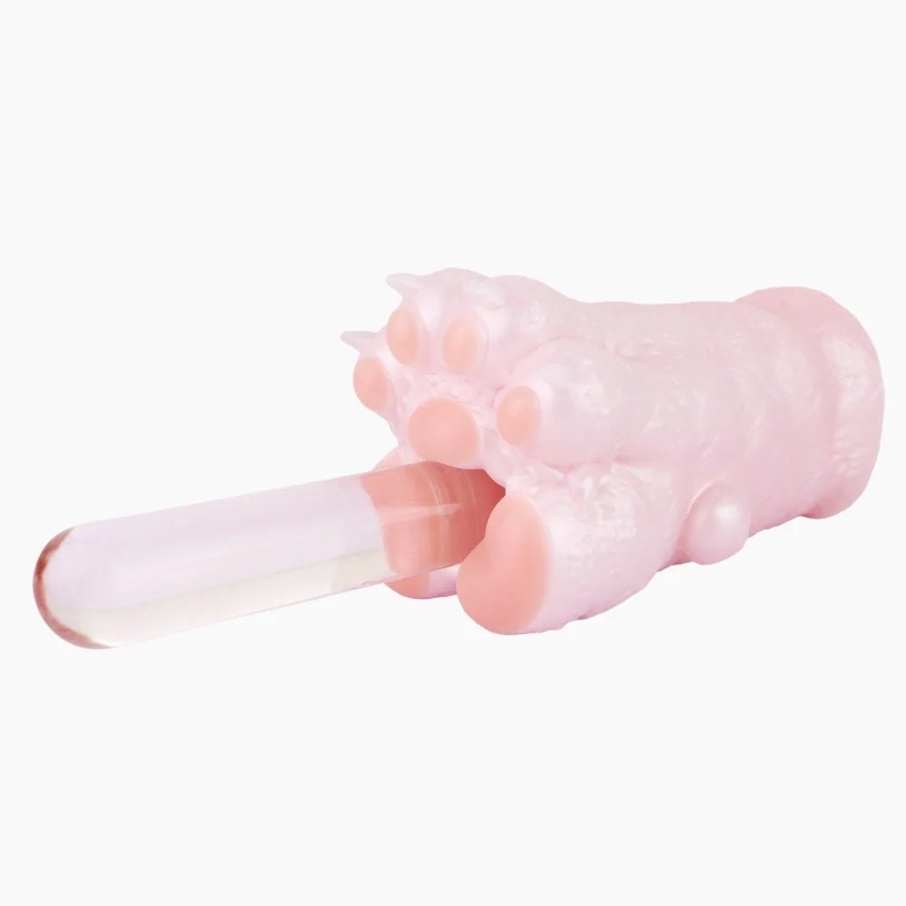 Cat Paw Masturbator Pale Pink Nacre - Male Masturbator Toy