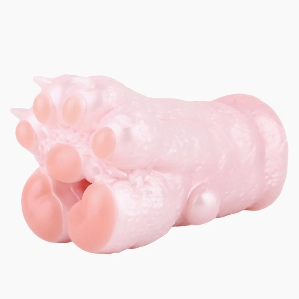 Cat Paw Masturbator Pale Pink Nacre - Male Masturbator Toy