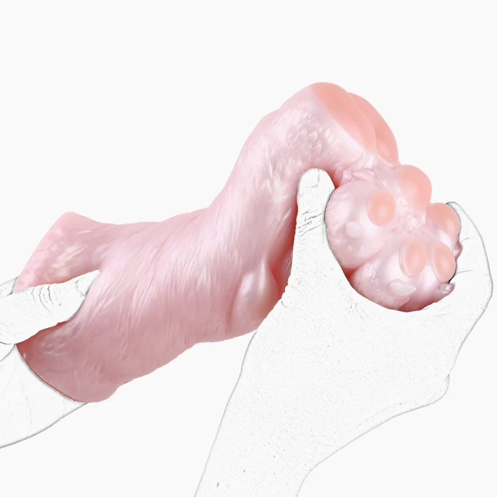Cat Paw Masturbator Pale Pink Nacre - Male Masturbator Toy