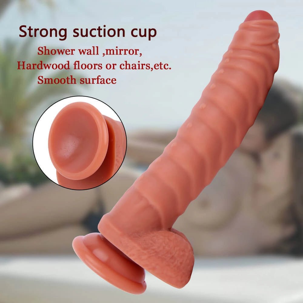 Caterpillar Fantasy Dildo - Ribbed Snake Dildo