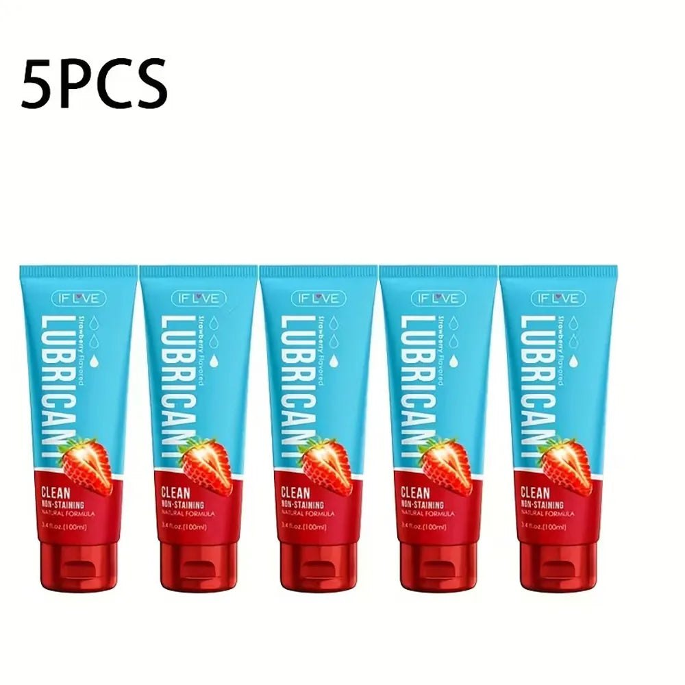 Cherry Strawberry Lube Tube - Flavored Water Based Lube