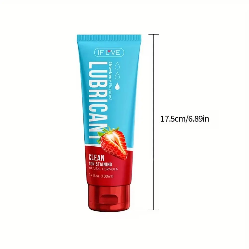 Cherry Strawberry Lube Tube - Flavored Water Based Lube