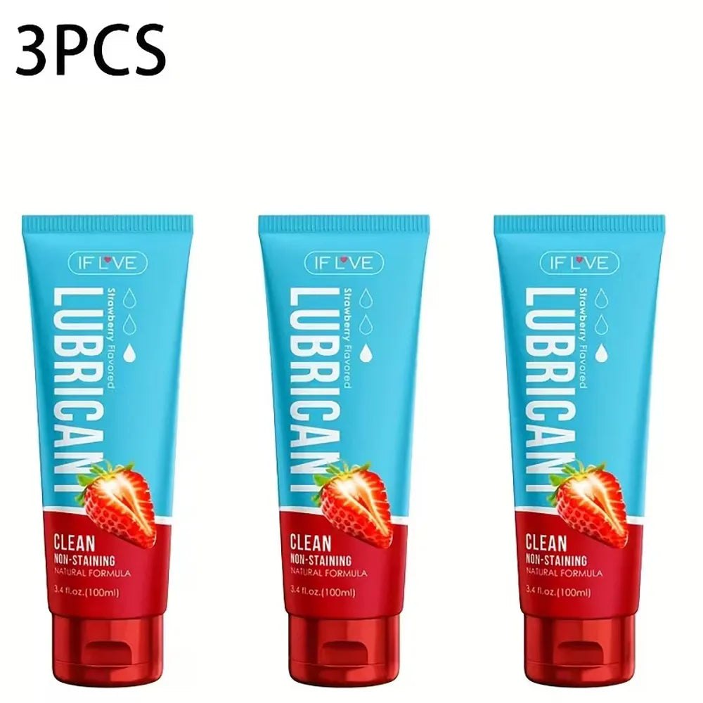 Cherry Strawberry Lube Tube - Flavored Water Based Lube