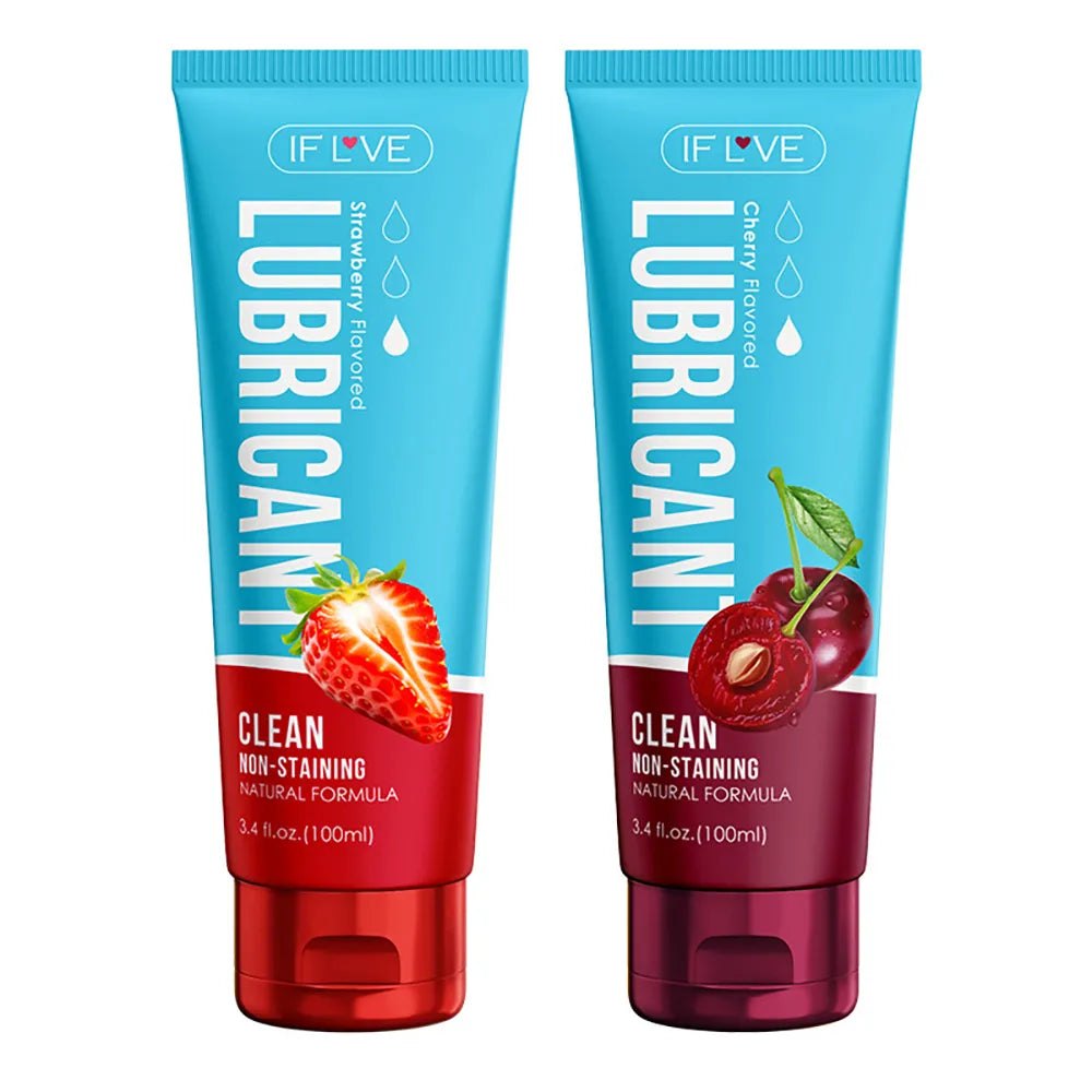 Cherry Strawberry Lube Tube - Flavored Water Based Lube