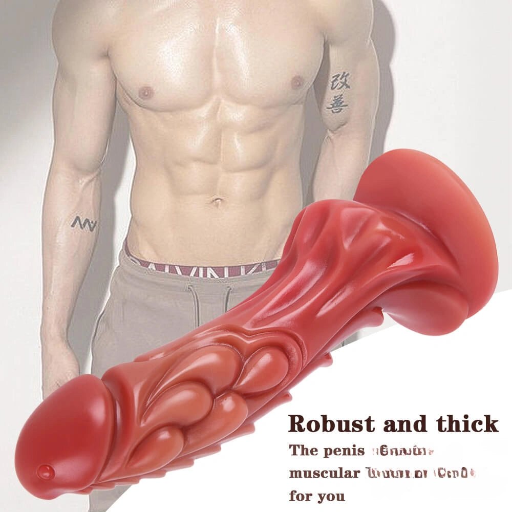 Chinese Dragon Scale Dildo - Silicone Fantasy Dildo
