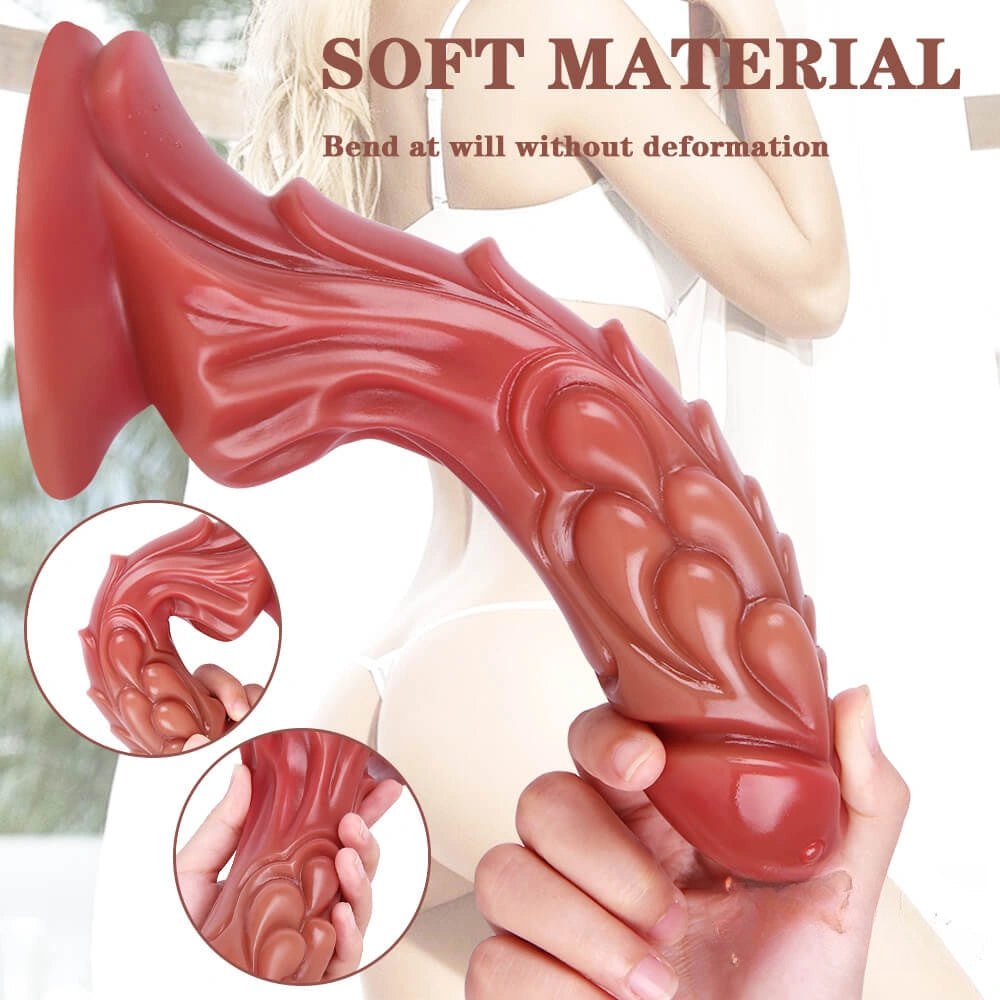 Chinese Dragon Scale Dildo - Silicone Fantasy Dildo