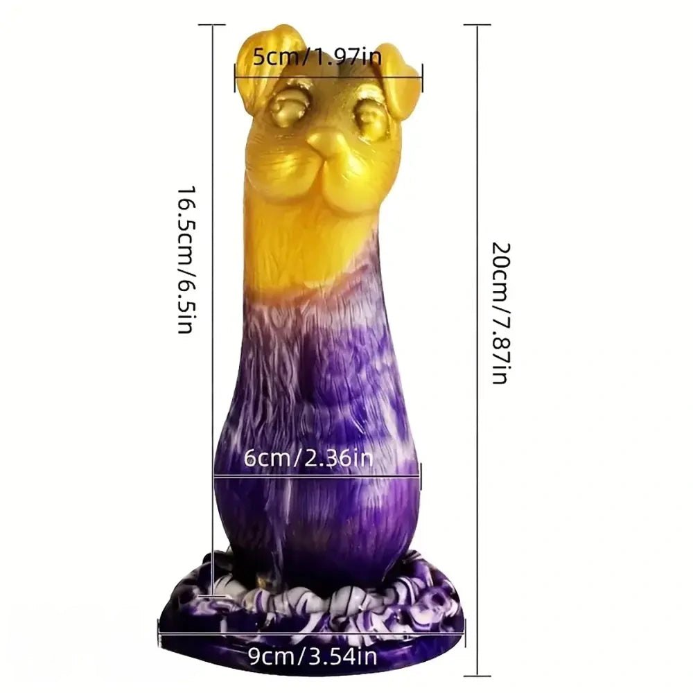 Chinese Zodiac Dog Animal Dildo - Novelty Animal-Shaped Dong