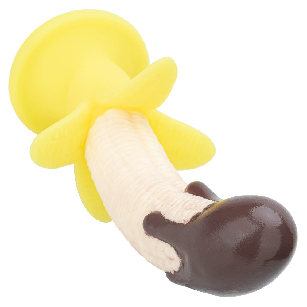 Chocolate Banana Silicone Dildo - Fantasy Fruit Dildo