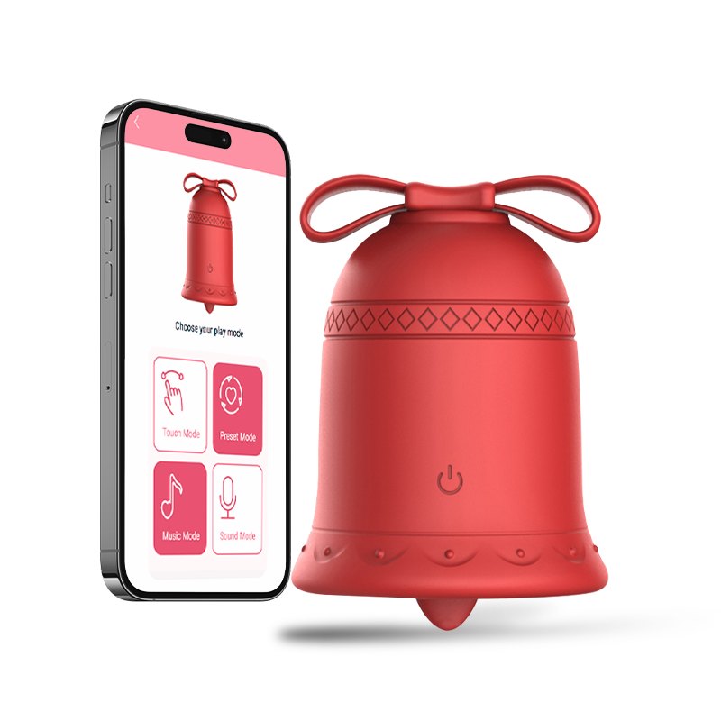 Christmas Bell App Clitoral Vibrator - Clitoral Suction Toy