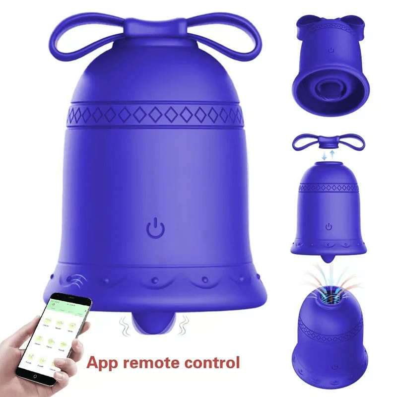 Christmas Bell App Clitoral Vibrator - Clitoral Suction Toy
