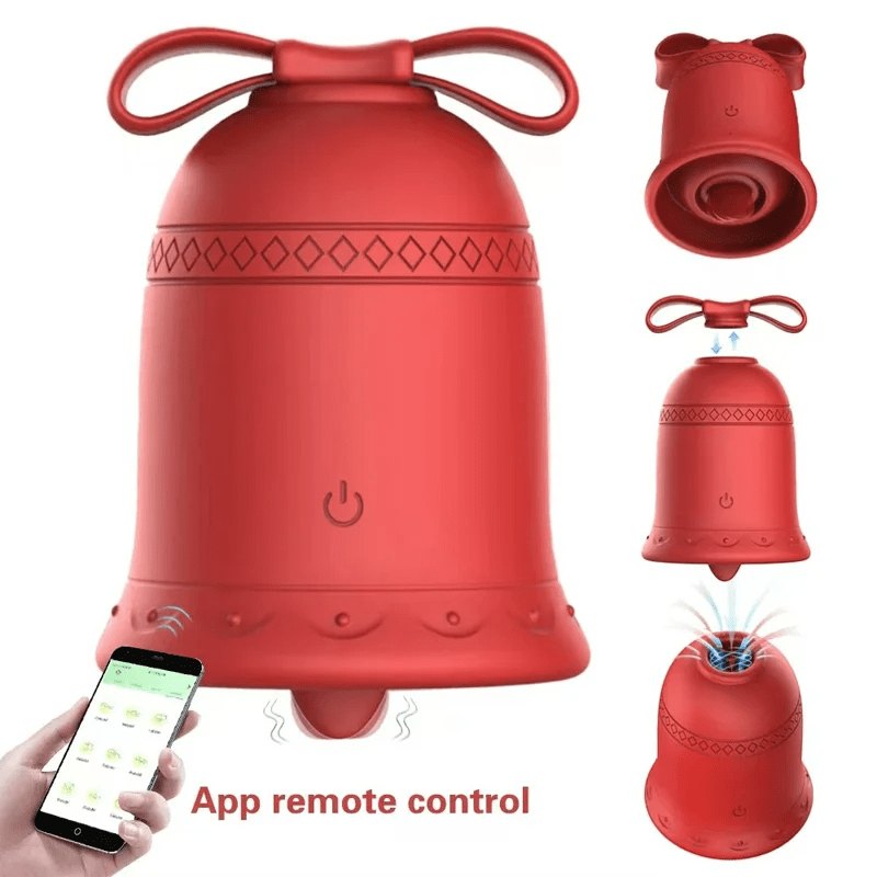 Christmas Bell App Clitoral Vibrator - Clitoral Suction Toy