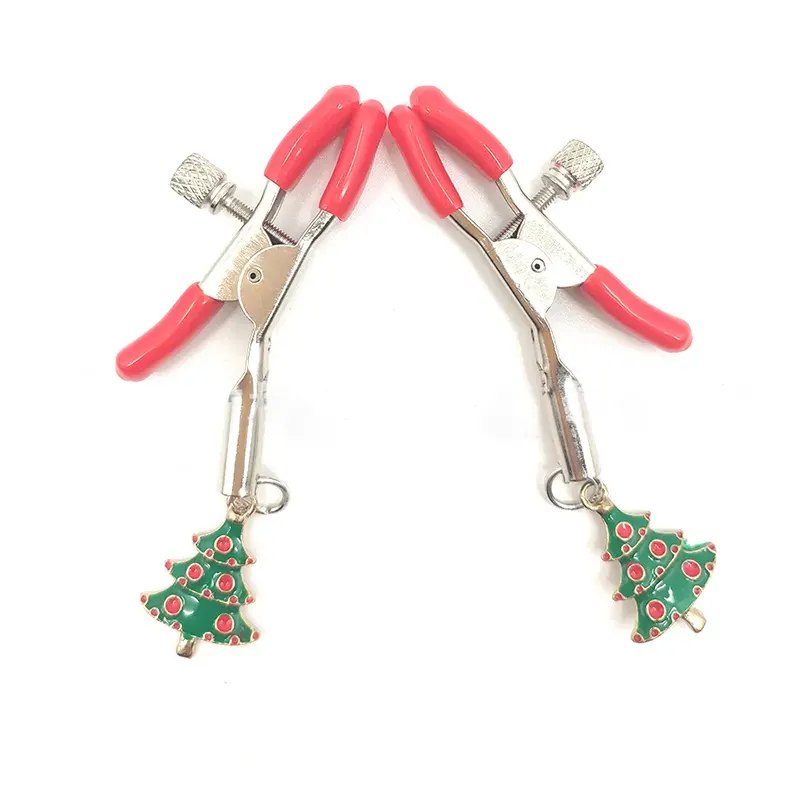 Christmas Tree Nipple Clamps - Metal Nipple Clamp Set