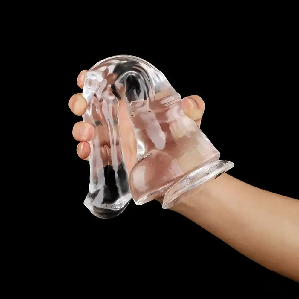 Clear Horse Shaft Dildo - Animal Style Fantasy Dildo