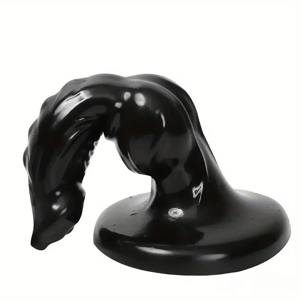 Clear Knotted Animal Dildo - Textured PVC Knot Dildo