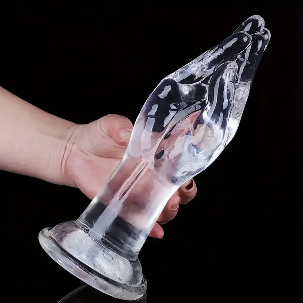 Clear PVC Fist Dildo - Large Thick Fisting Dildo