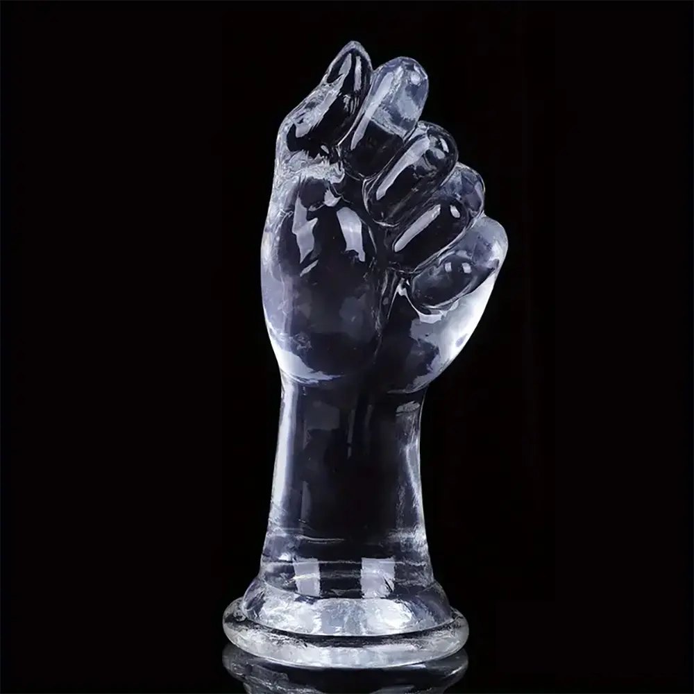 Clear PVC Fist Dildo - Large Thick Fisting Dildo