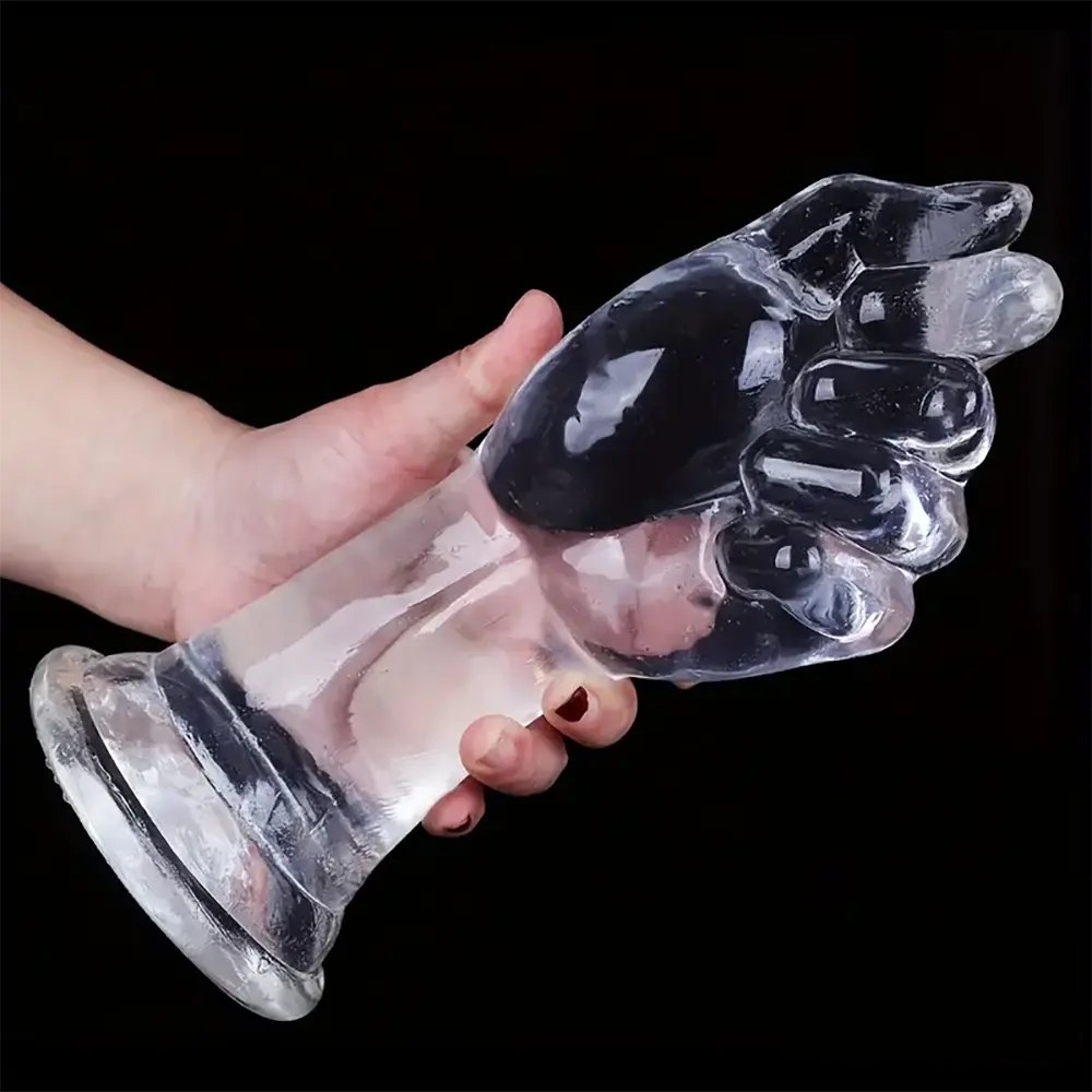 Clear PVC Fist Dildo - Large Thick Fisting Dildo