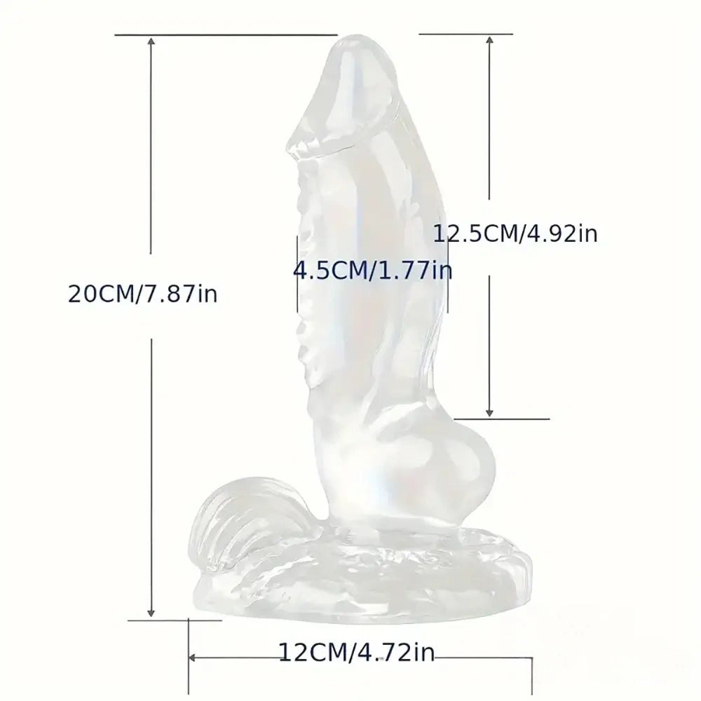 Clear Realistic Dildo - Big Realistic Dildo For Women