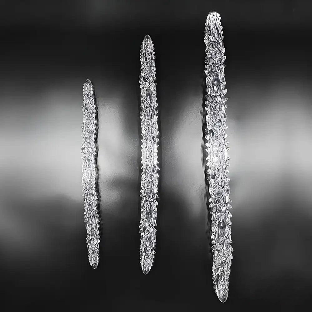 Clear Spiked Fantasy Dildo 22.6 in - Textured Novelty Dildo