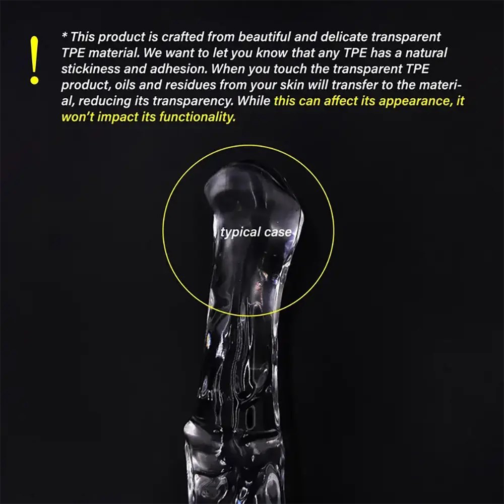 Clear Extra-Long Depth Plug - Clear TPE Measurable Anal Plug