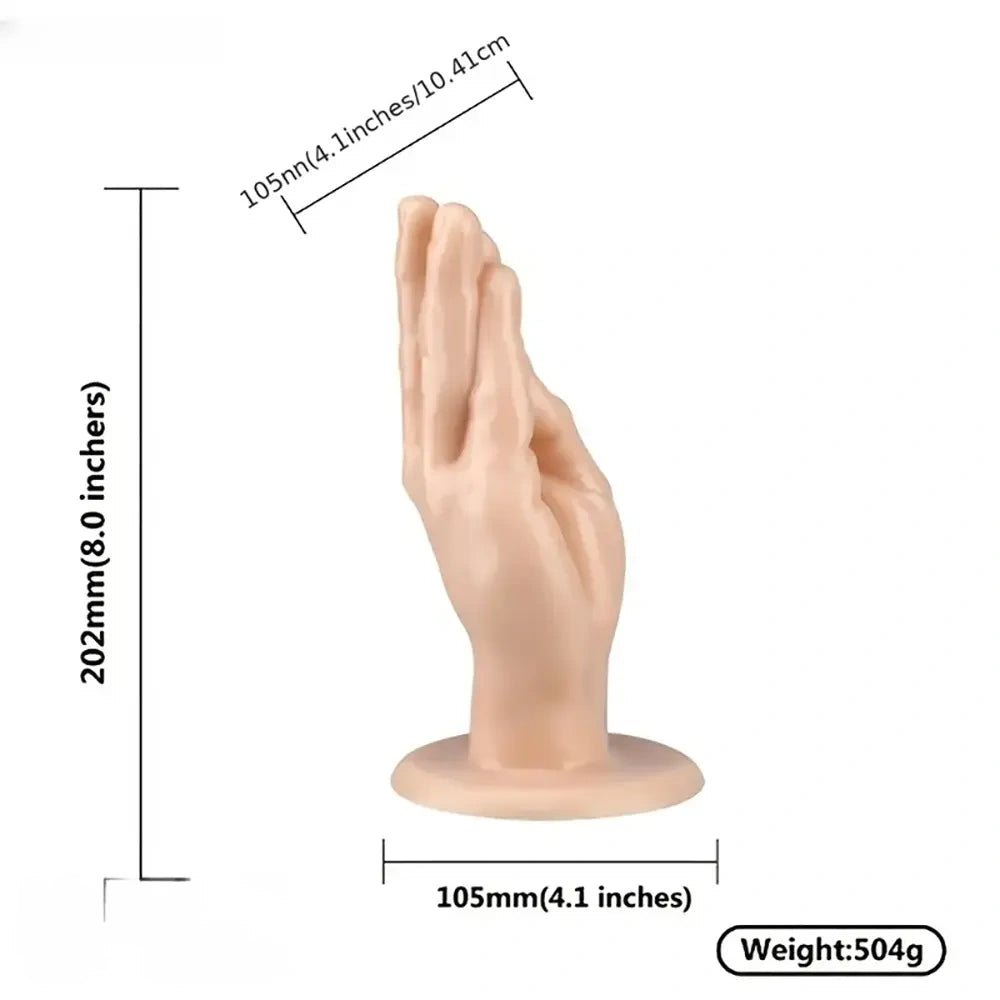 Fisting Hand Dildo 8 in - Novelty Clenched Fist Toy