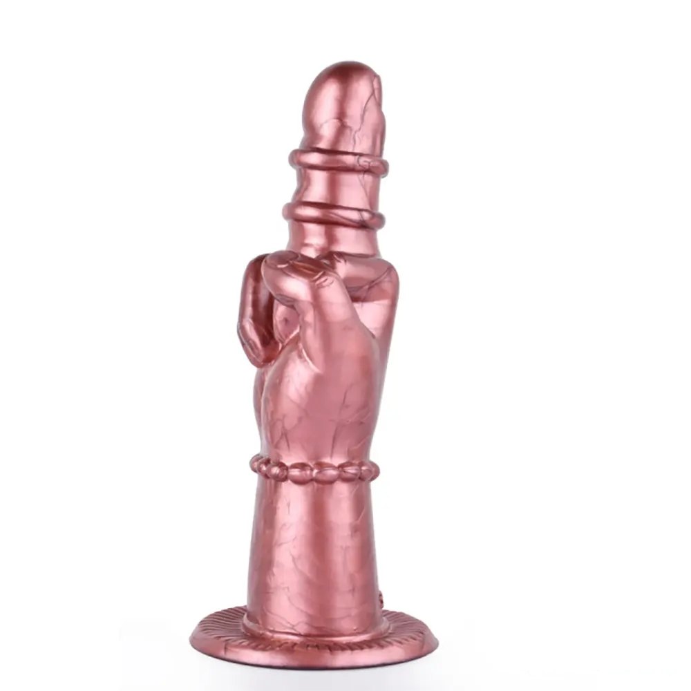 Clenched Fist Thick Dildo 8 in - Large Thick Novelty Dildo