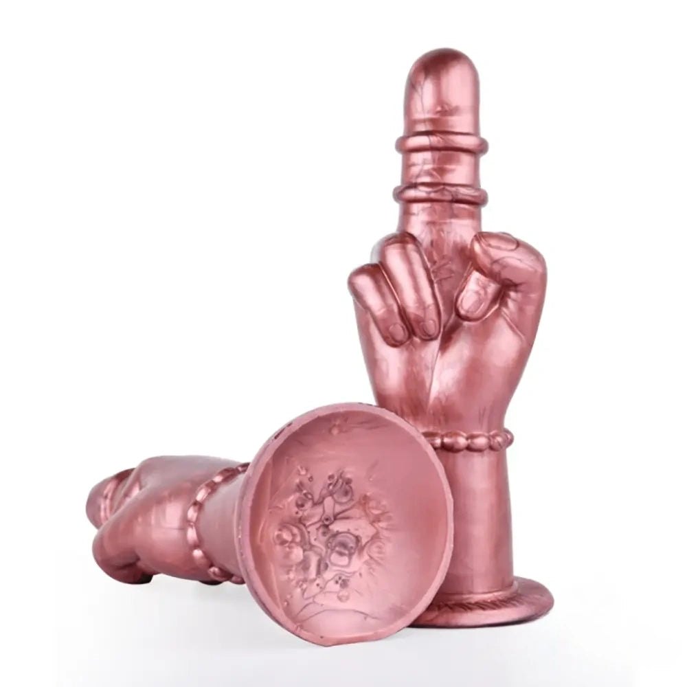 Clenched Fist Thick Dildo 8 in - Large Thick Novelty Dildo