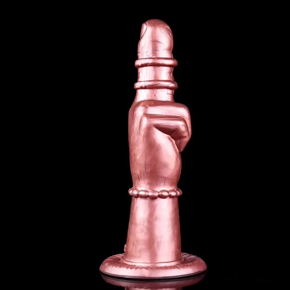 Clenched Fist Thick Dildo 8 in - Large Thick Novelty Dildo