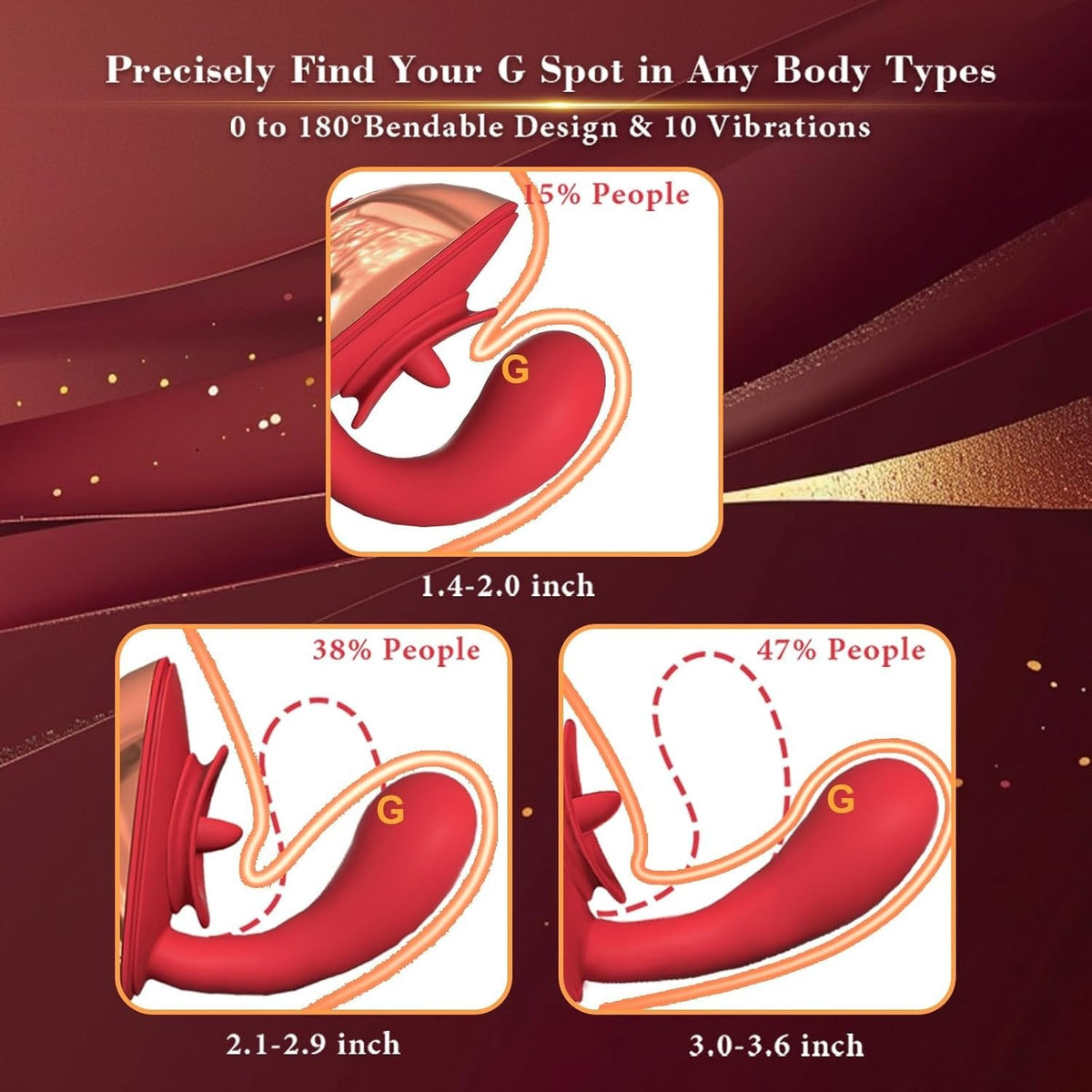 Clit Suction Vibrator with G-Spot Arm - Clitoral Suction Toy