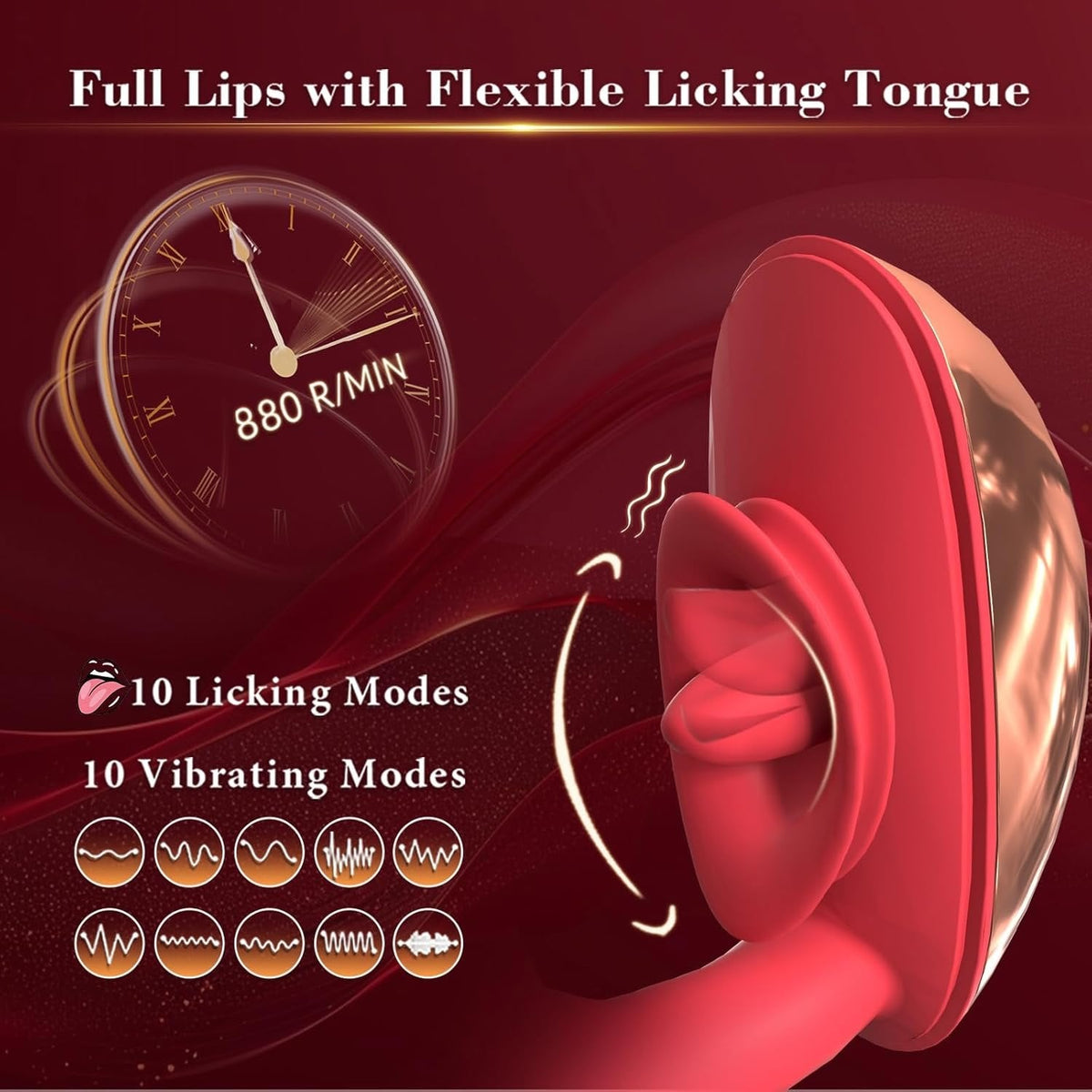 Clit Suction Vibrator with G-Spot Arm - Clitoral Suction Toy